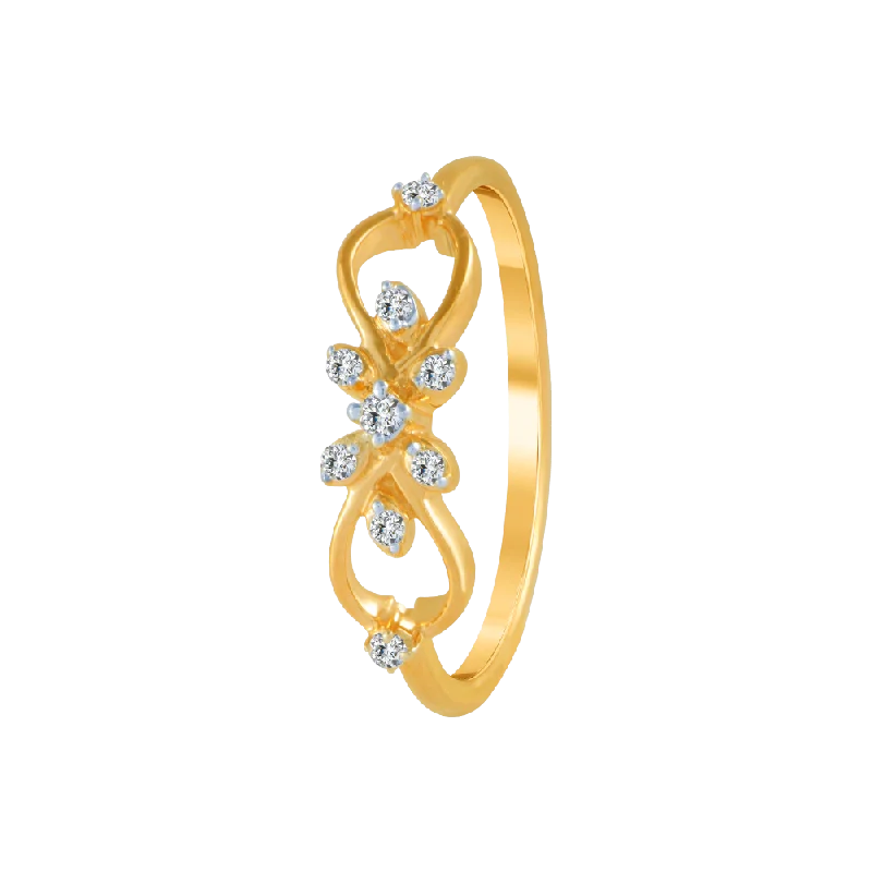 Heart - Shaped Women's Diamond Rings in Rose Gold for a Romantic and Symbolic Gift14KT (585) Yellow Gold And Diamond Ring For Women Heart - Shaped Women's Diamond Rings in Rose Gold for a Romantic and Symbolic Gift14KT (585) Yellow Gold And Diamond Ring For Women