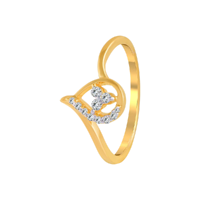 Women's Diamond Rings with Sapphire Accents in Blue for a Colorful and Sophisticated Touch14KT (585) Yellow Gold And Diamond Ring For Women Women's Diamond Rings with Sapphire Accents in Blue for a Colorful and Sophisticated Touch14KT (585) Yellow Gold And Diamond Ring For Women
