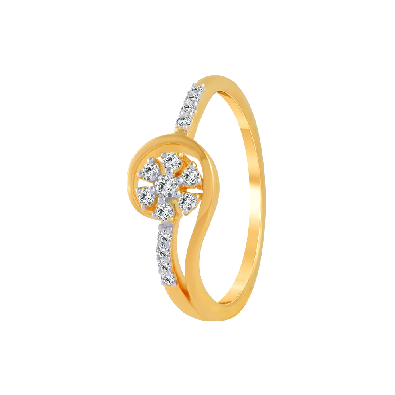 Tennis - Style Women's Diamond Rings with a Continuous Row of Diamonds for a Classic and Versatile Look14KT (585) Yellow Gold And Diamond Ring For Women Tennis - Style Women's Diamond Rings with a Continuous Row of Diamonds for a Classic and Versatile Look14KT (585) Yellow Gold And Diamond Ring For Women