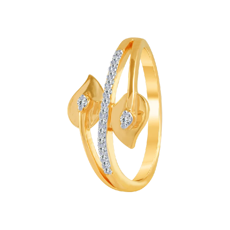 Heart - Shaped Women's Diamond Rings in Rose Gold for a Romantic and Symbolic Gift14KT (585) Yellow Gold And Diamond Ring For Women Heart - Shaped Women's Diamond Rings in Rose Gold for a Romantic and Symbolic Gift14KT (585) Yellow Gold And Diamond Ring For Women