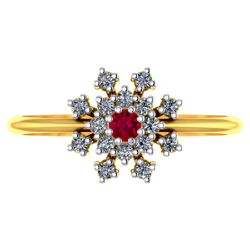 Women's Solitaire Diamond Rings with Round - Cut Diamonds and Platinum Settings for an Elegant EngagementGorgeous 14k Gold And Diamond Ring From Women Adorned With Red Gemstone Women's Solitaire Diamond Rings with Round - Cut Diamonds and Platinum Settings for an Elegant EngagementGorgeous 14k Gold And Diamond Ring From Women Adorned With Red Gemstone