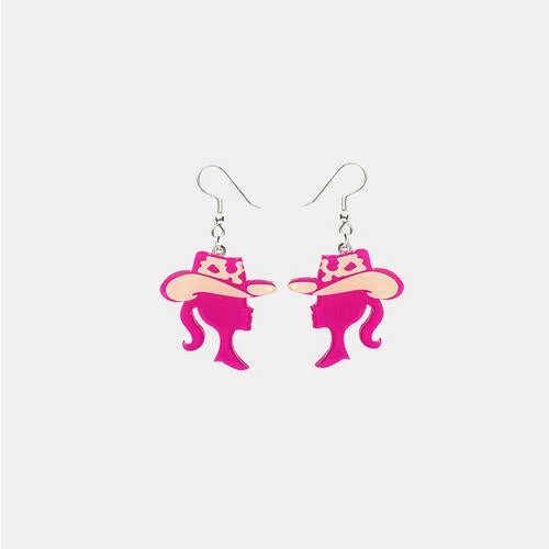 Lightweight hoop earringsGeometric Shape Acrylic Dangle Earrings