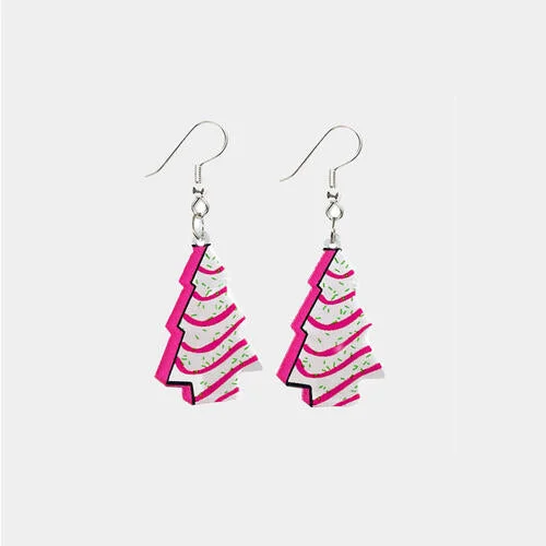 Hypoallergenic hoop earringsGeometric Shape Acrylic Dangle Earrings