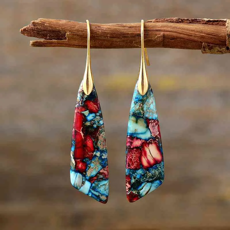 Minimalist hoop earringsGeometrical Shape Dangle Earrings