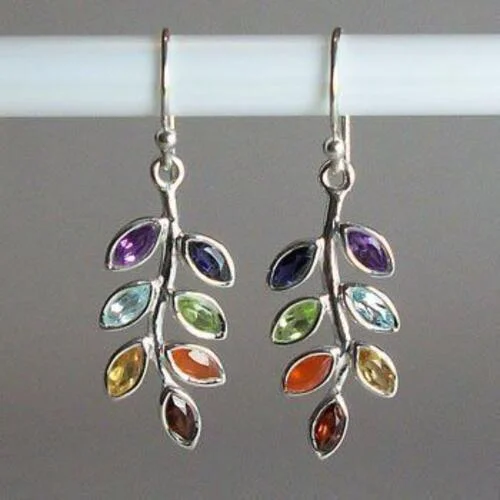 Statement hoop earringsLeaf Shape Alloy Earrings