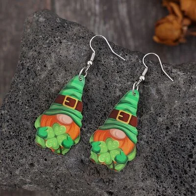 Everyday hoop earringsWooden Alloy Dangle Earrings