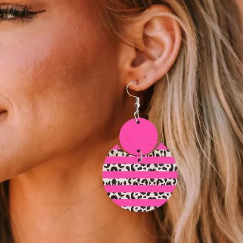 Small hoop earringsXylem Leopard Dangle Earrings